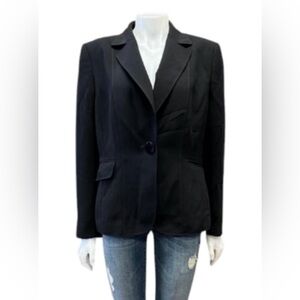 Tahari Blazer Black Formal Size 14 EUC